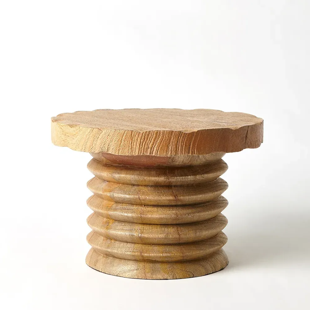 Holden Decorative Pedestal Sculpture - Brown, Mango Wood