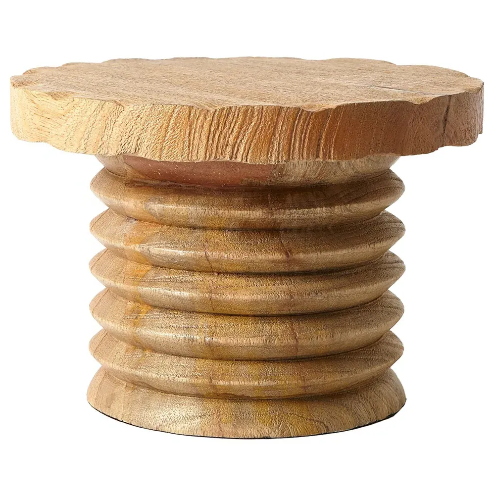 Holden Decorative Pedestal Sculpture - Brown, Mango Wood image