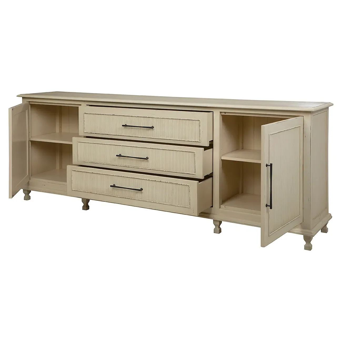 Holden Sideboard - Cream, Mahogany