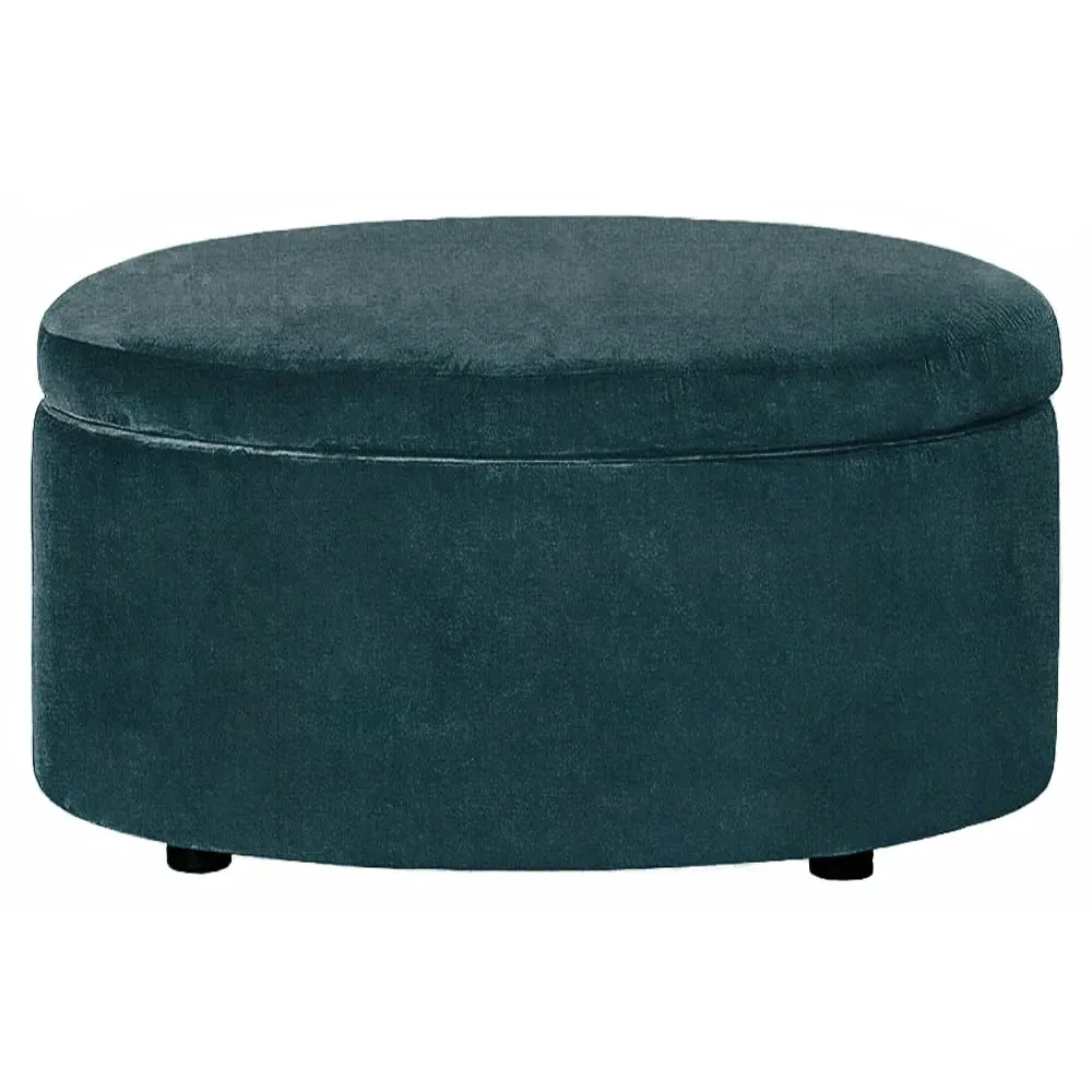 Holland Round Storage Ottoman - Lakeside