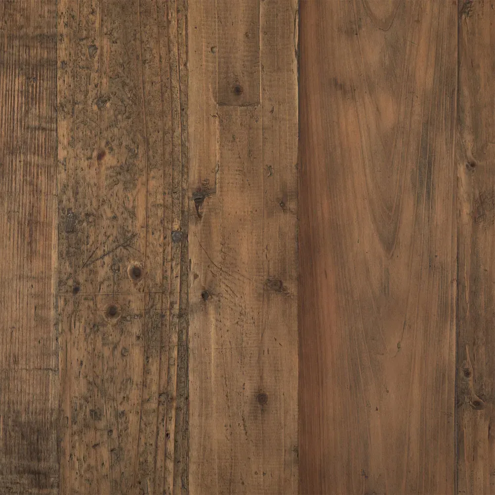 Holland Small Rectangular Dining Trestle Table - Brown, Pine