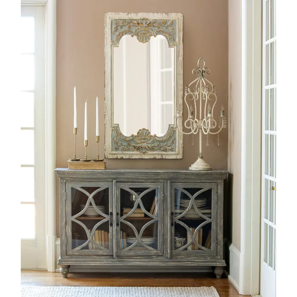 Holly Iron Candleholder Set of 3 - Antique Gold