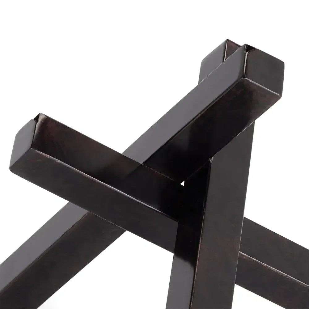 Hollywood Intersecting Decorative Sculpture - Zinc, Iron