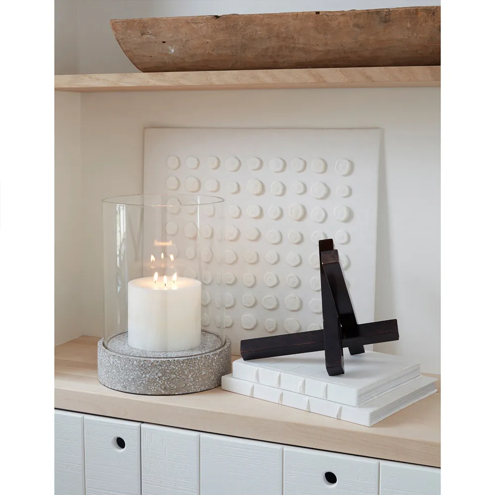 Hollywood Intersecting Decorative Sculpture - Zinc, Iron