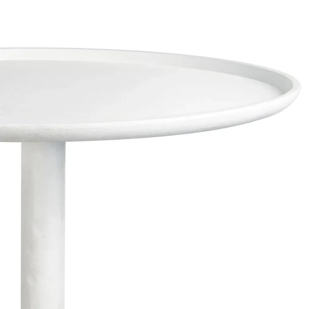 Hope Square Aluminum Table - White