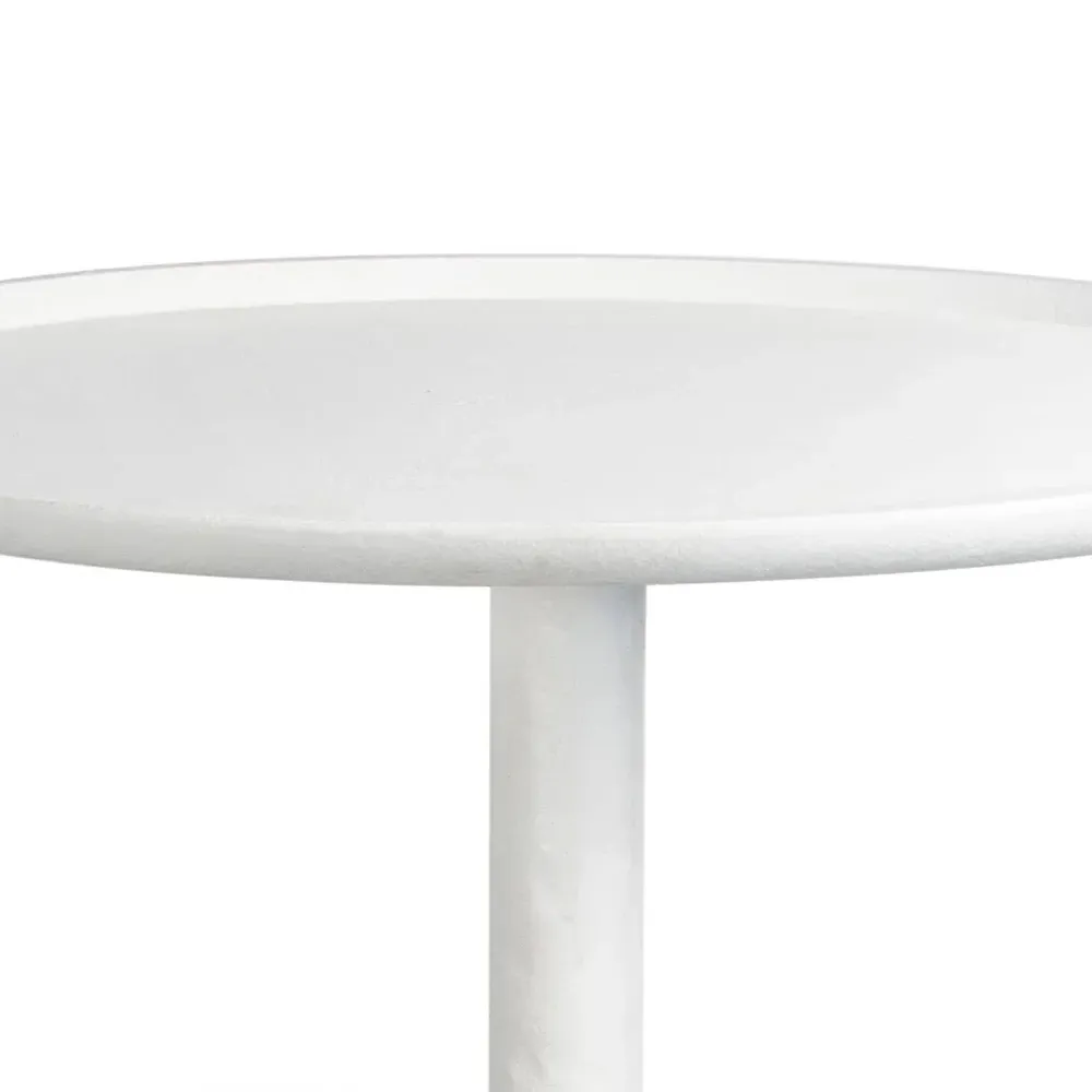 Hope Square Aluminum Table - White
