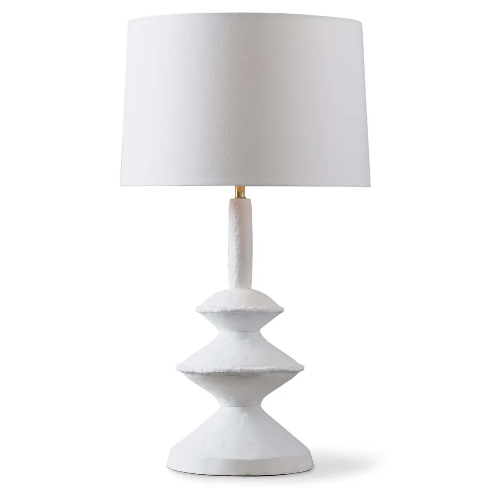 Hope Table Lamp - White, Aluminum