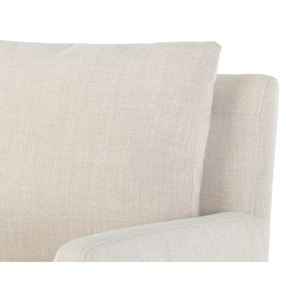 Hopetoun Effie Linen Dining Arm Chair - Beige