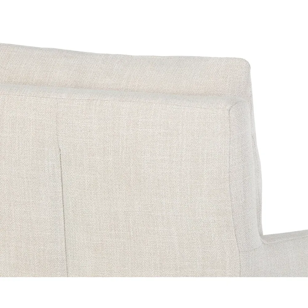 Hopetoun Effie Linen Dining Arm Chair - Beige