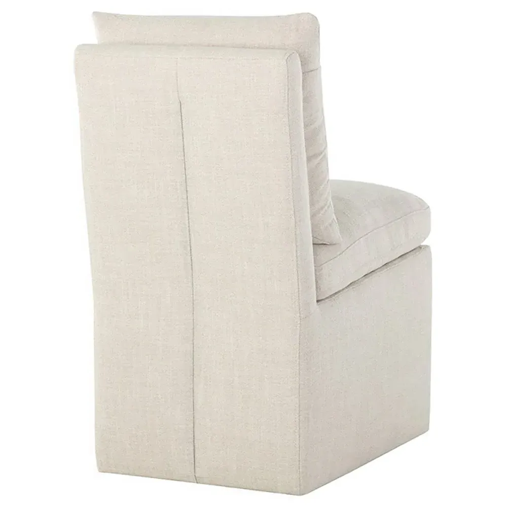 Hopetoun Effie Linen Dining Chair - Beige