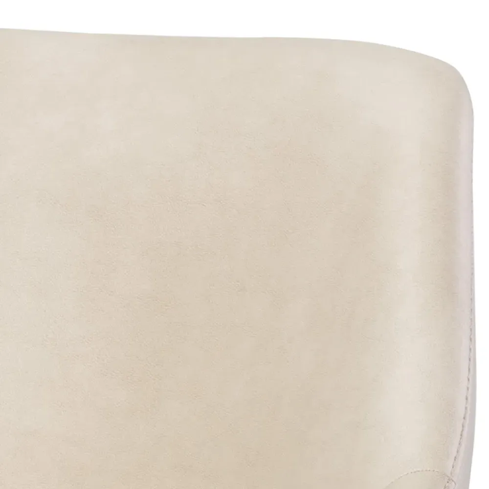 Horton Counter Stool - Cream, Faux Leather