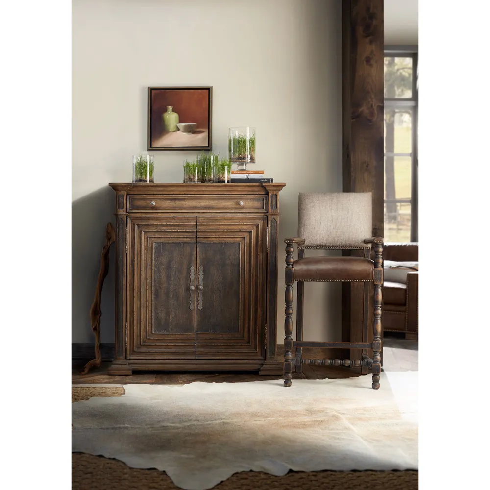 Hudson Counter Stool - Brown, Wood