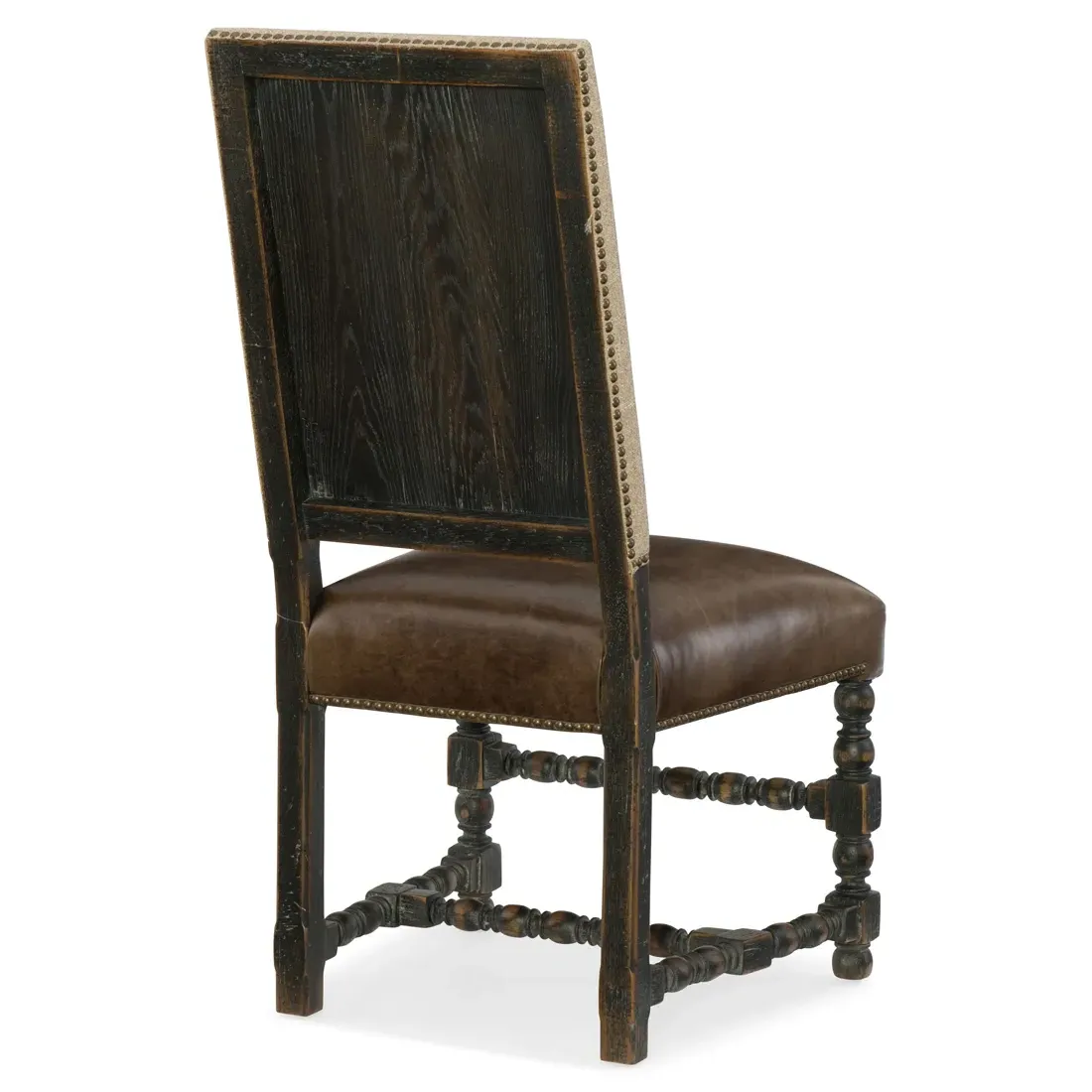 Hudson Dining Side Chair - Brown, Oak