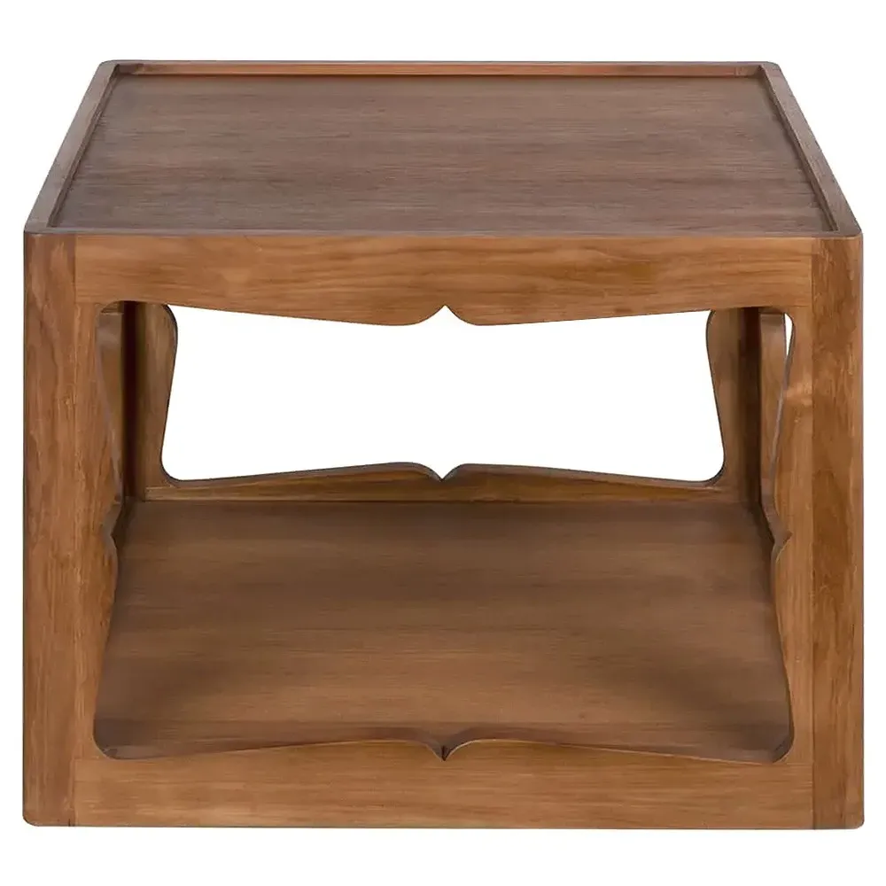 Hudson Square Side Table - Brown, Teak