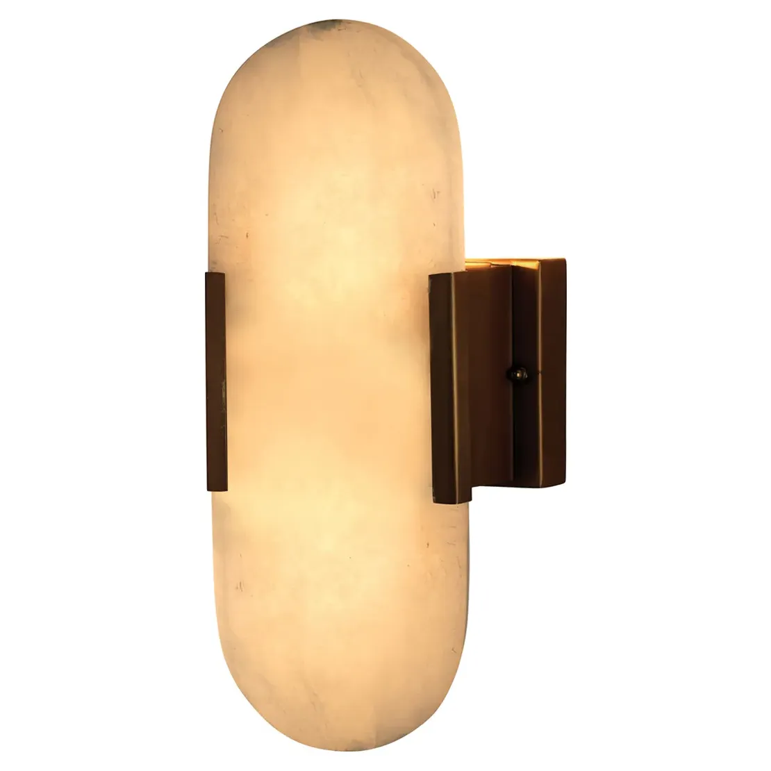 Hudson Wall Sconce - White, Alabaster