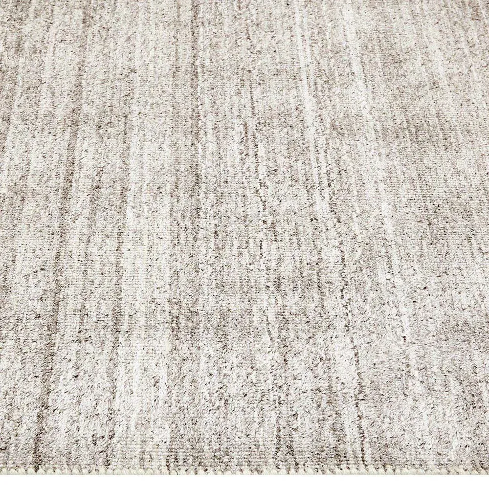 Hugh Hand Knotted Rug - Linen Beige, Wool