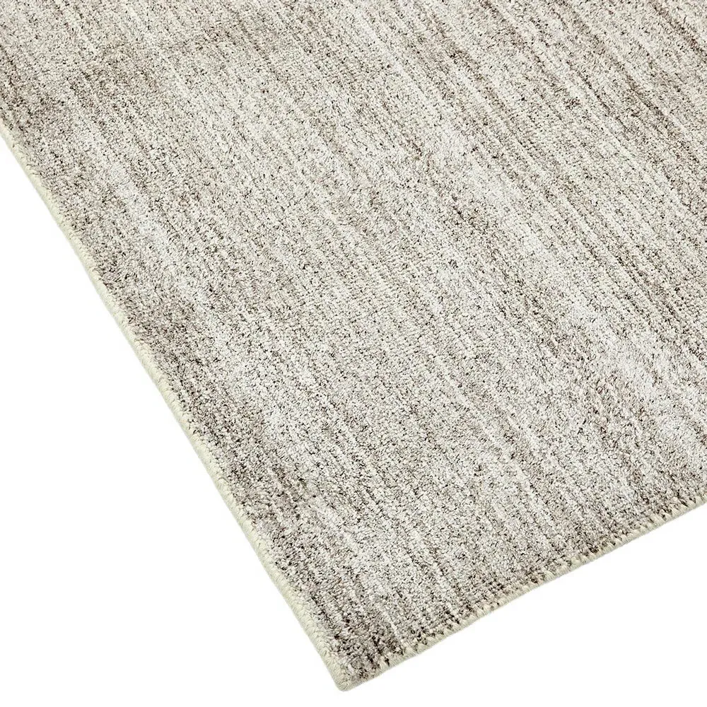 Hugh Hand Knotted Rug - Linen Beige, Wool