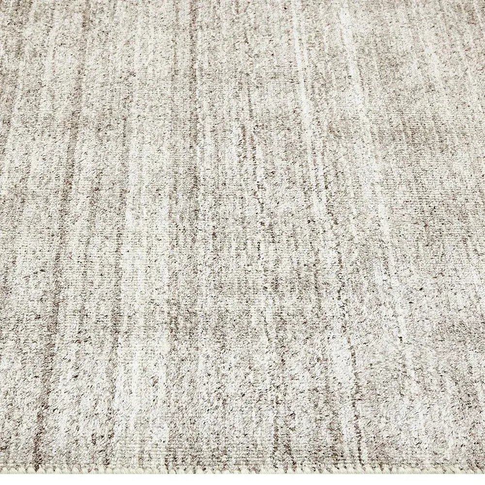 Hugh Hand Knotted Rug - Linen Beige, Wool