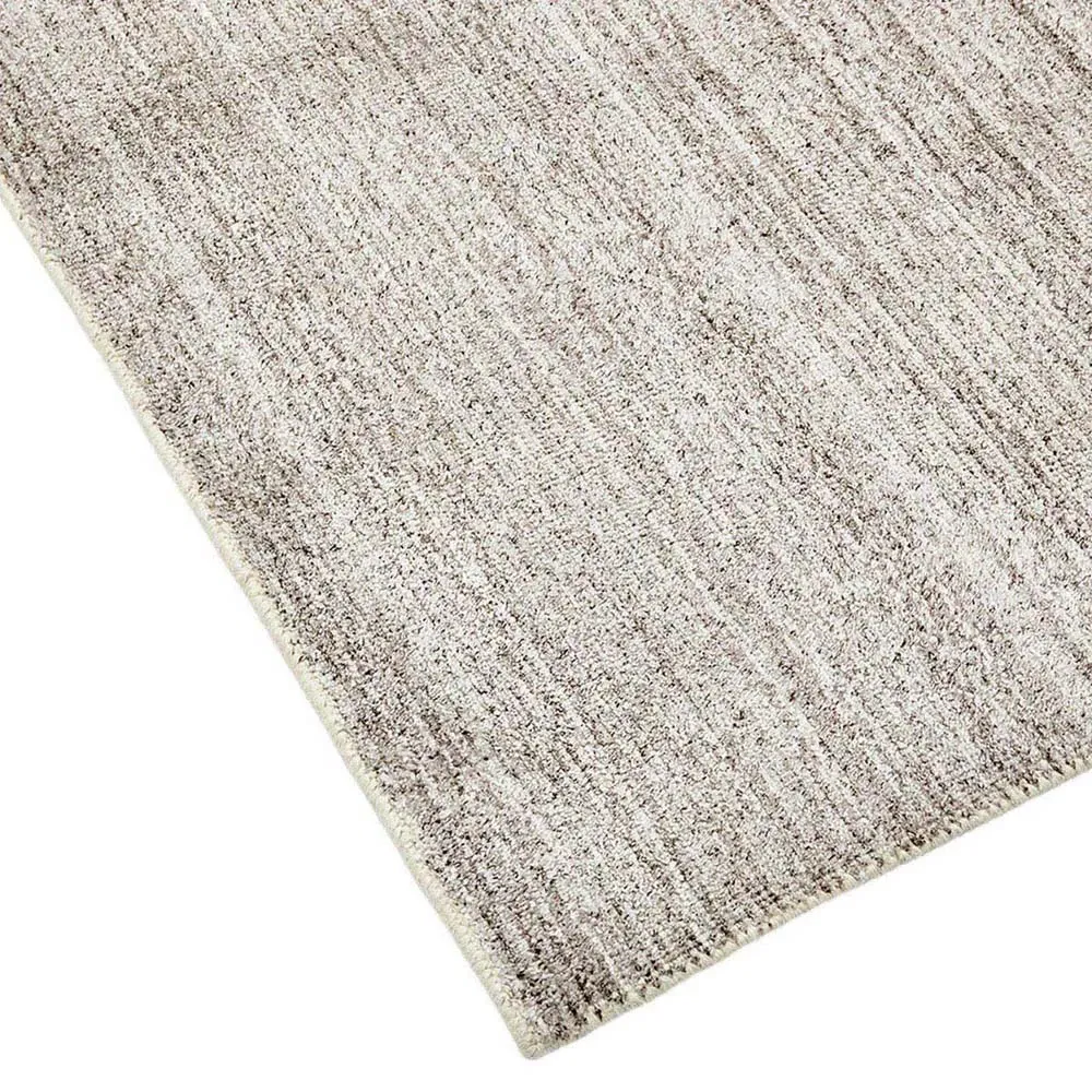 Hugh Hand Knotted Rug - Linen Beige, Wool