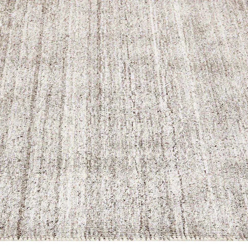 Hugh Hand Knotted Rug - Linen Beige, Wool