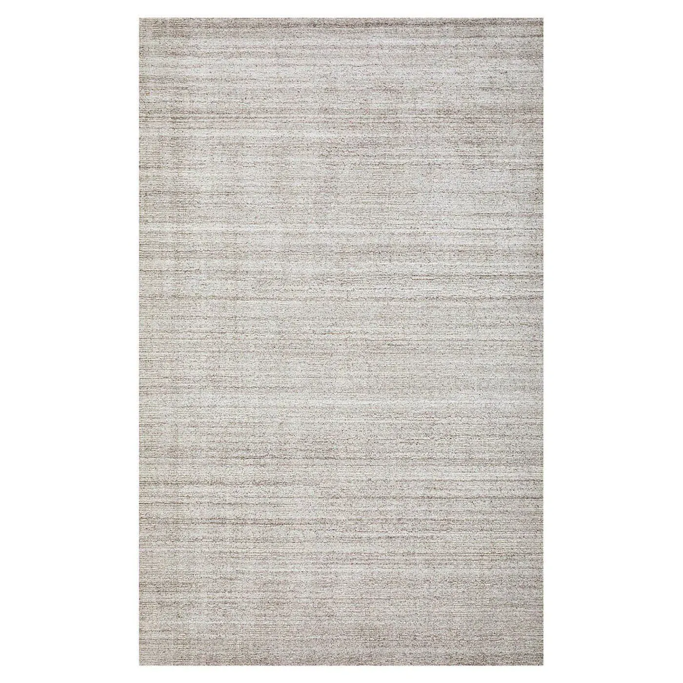 Hugh Hand Knotted Rug - Linen Beige, Wool