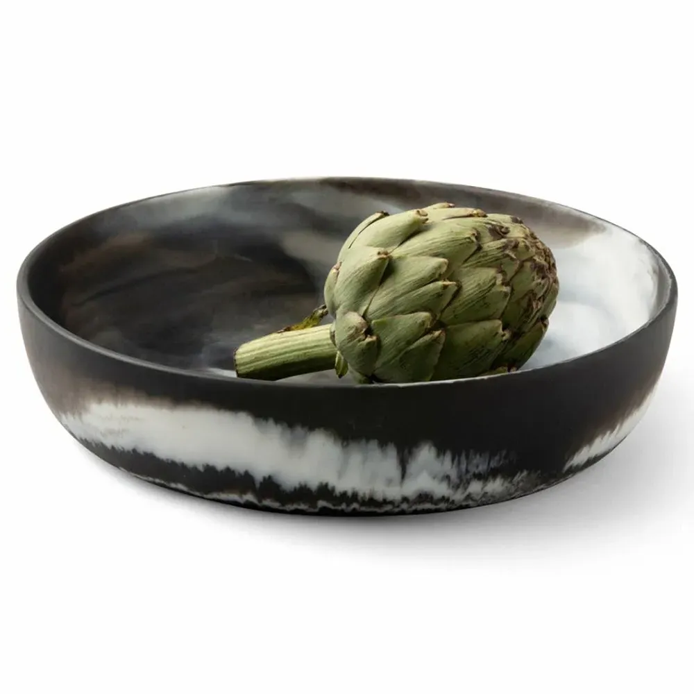 Hugo Large Serving Bowl - Black, Resin