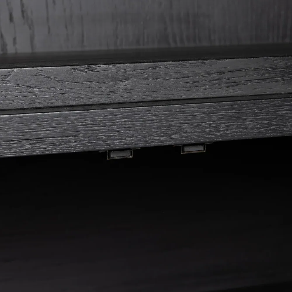 Hunter Bookcase - Black, Oak