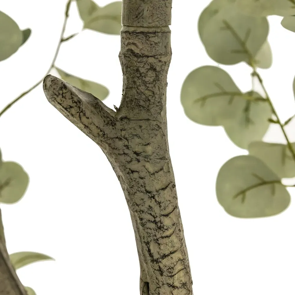 Huxley 9ft Faux Eucalyptus Potted Tree - Green