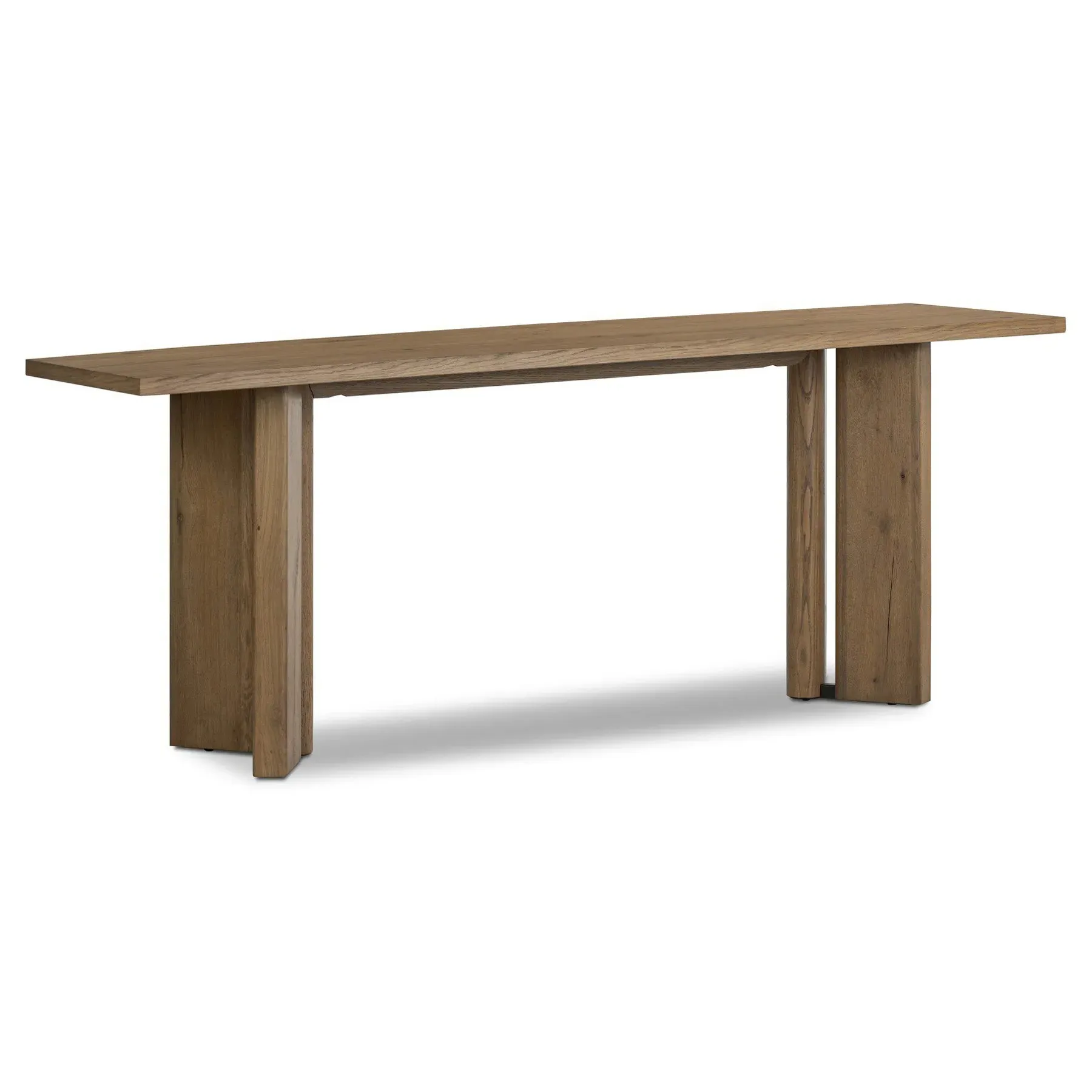 Huxley Rectangular Console Table - Brown, Oak