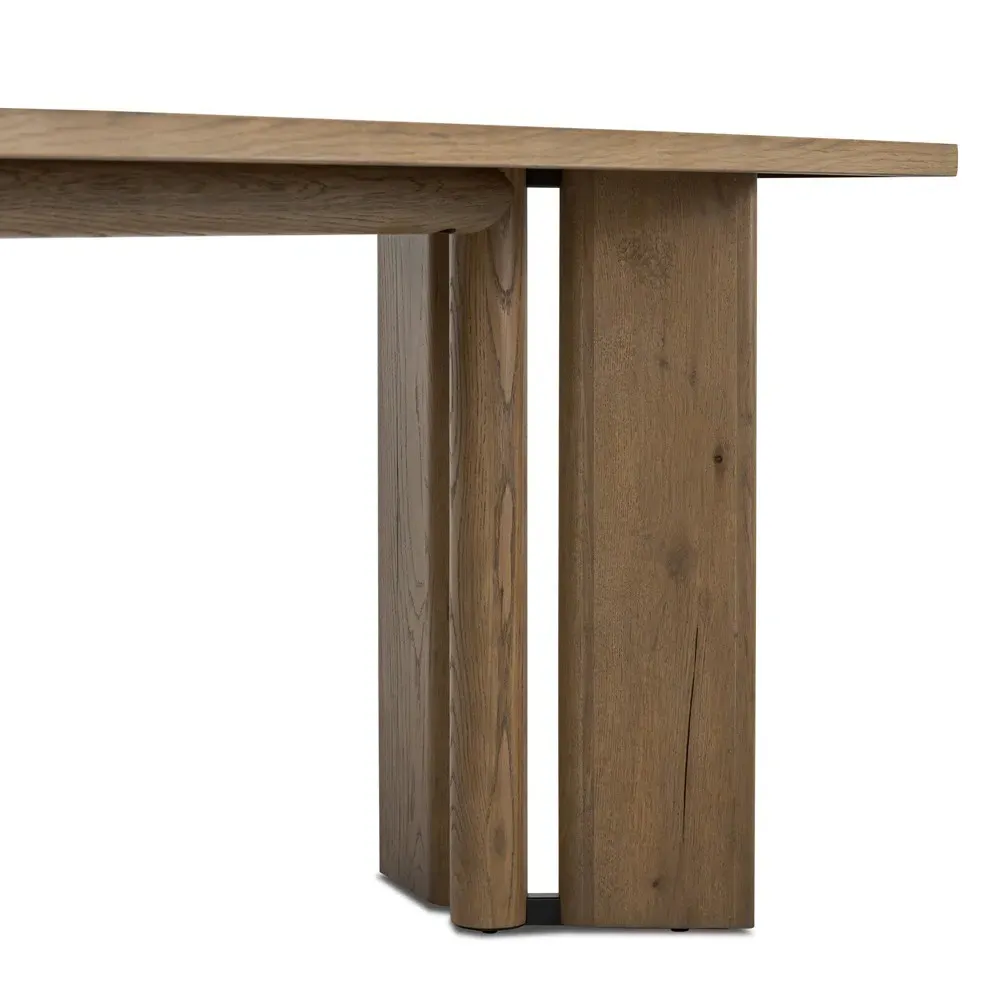 Huxley Rectangular Console Table - Brown, Oak