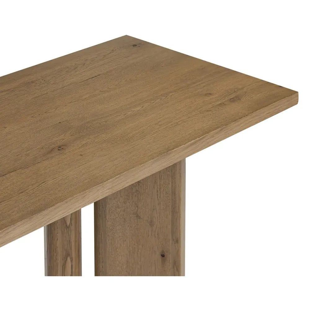 Huxley Rectangular Console Table - Brown, Oak