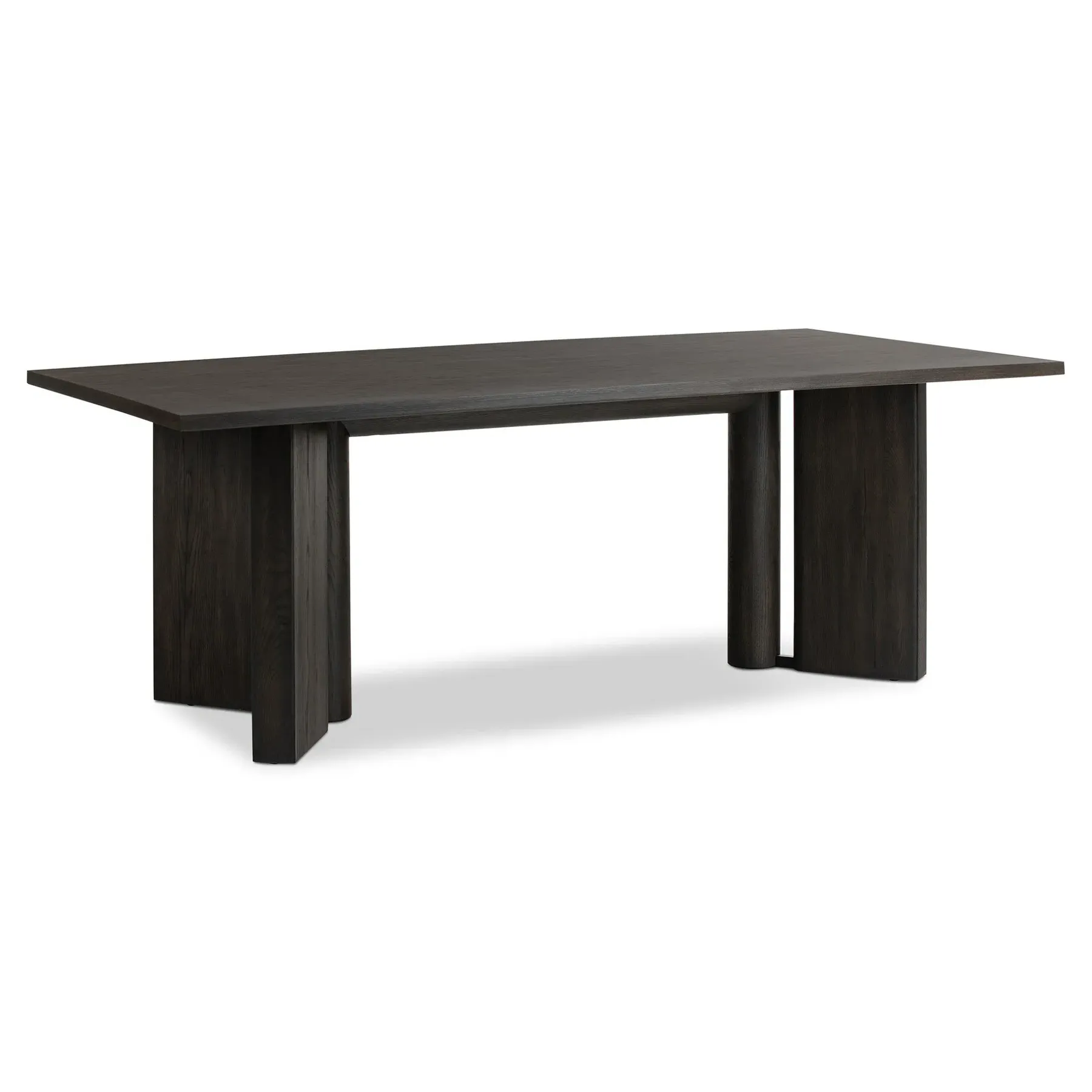 Huxley Rectangular Dining Table - Black, Oak