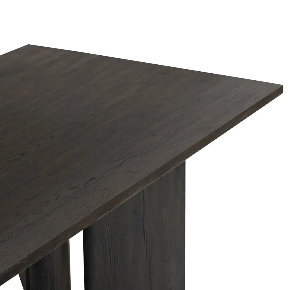 Huxley Rectangular Dining Table - Black, Oak