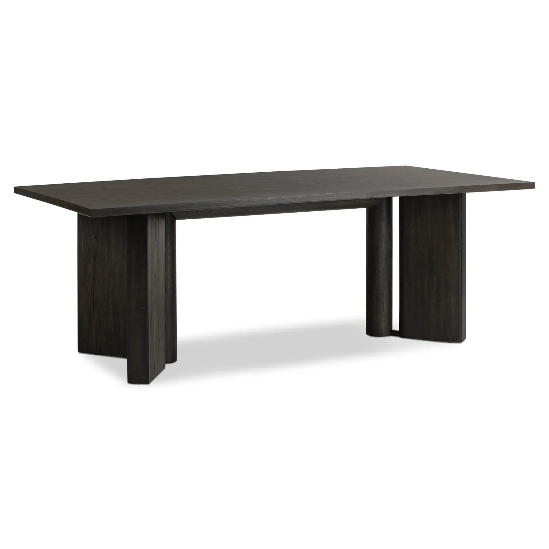 Huxley Rectangular Dining Table - Black, Oak