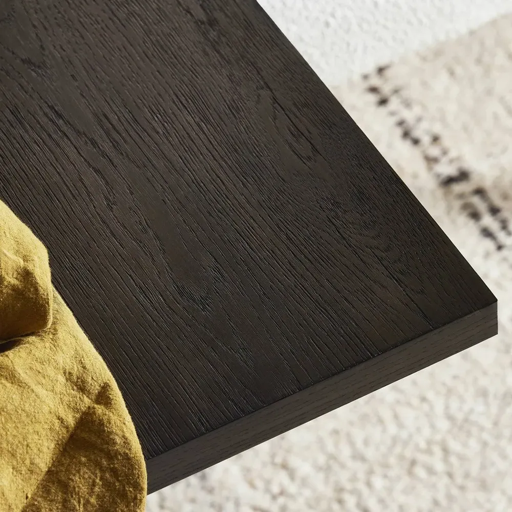 Huxley Rectangular Dining Table - Black, Oak