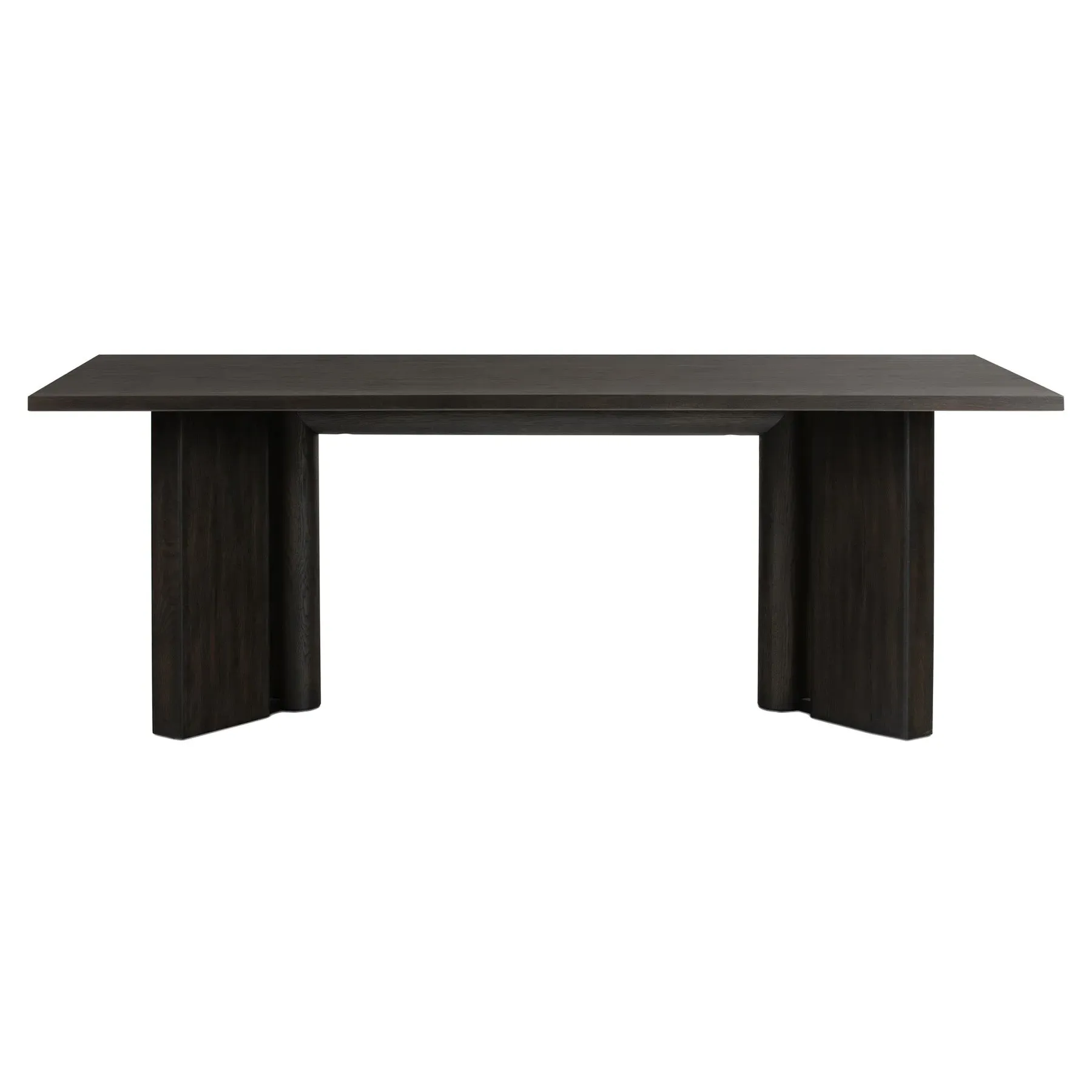 Huxley Rectangular Dining Table - Black, Oak
