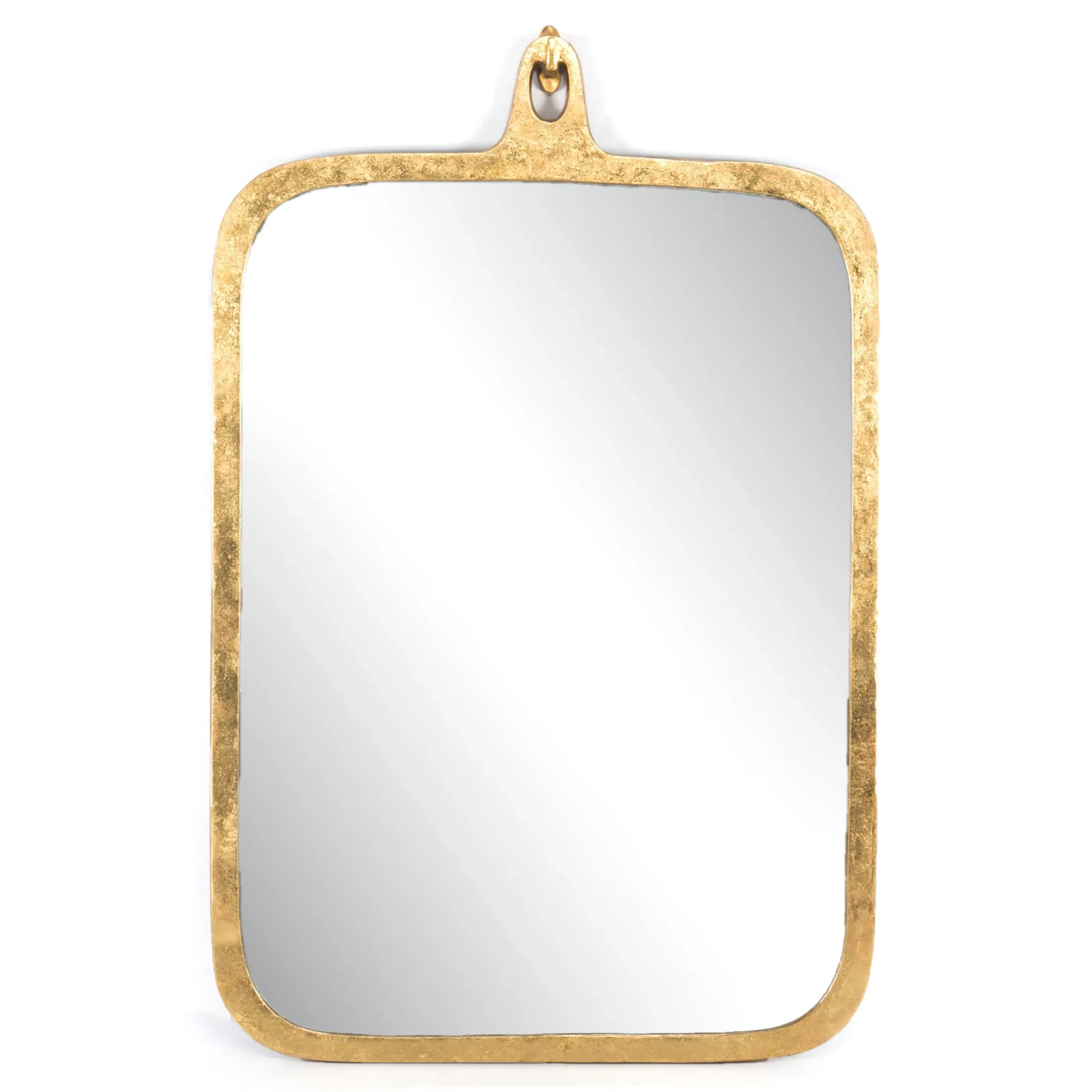 Hydie Rectangular Wall Mirror - Gold, Aluminum image