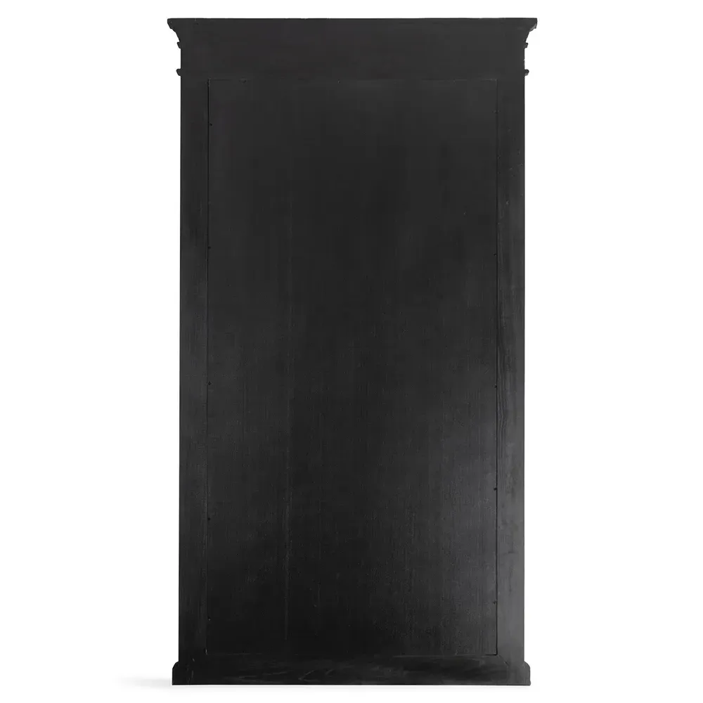 Hyram Floor Mirror - Dark Brown, Elm Wood