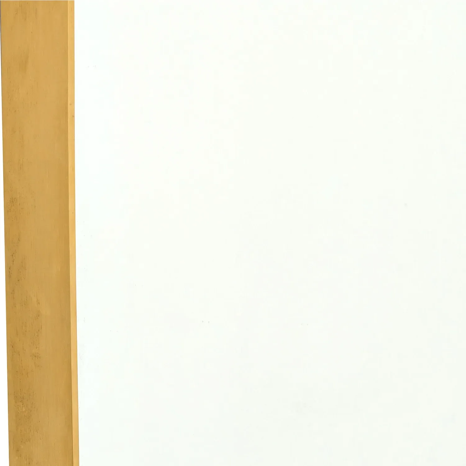 Ian Rectangular Floor Mirror - Gold, Stainless Steel