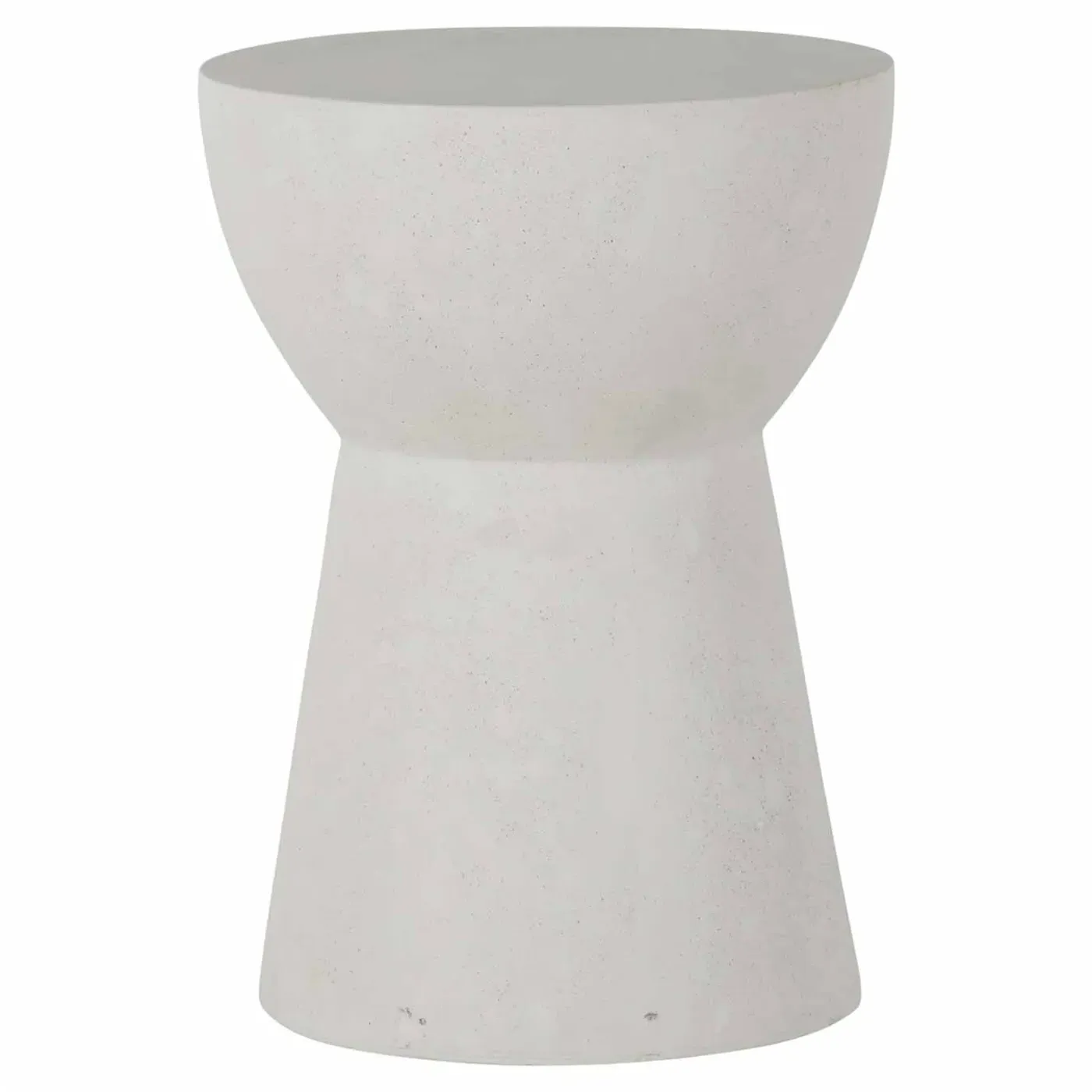 Ibis Outdoor End Table - White, Stone image