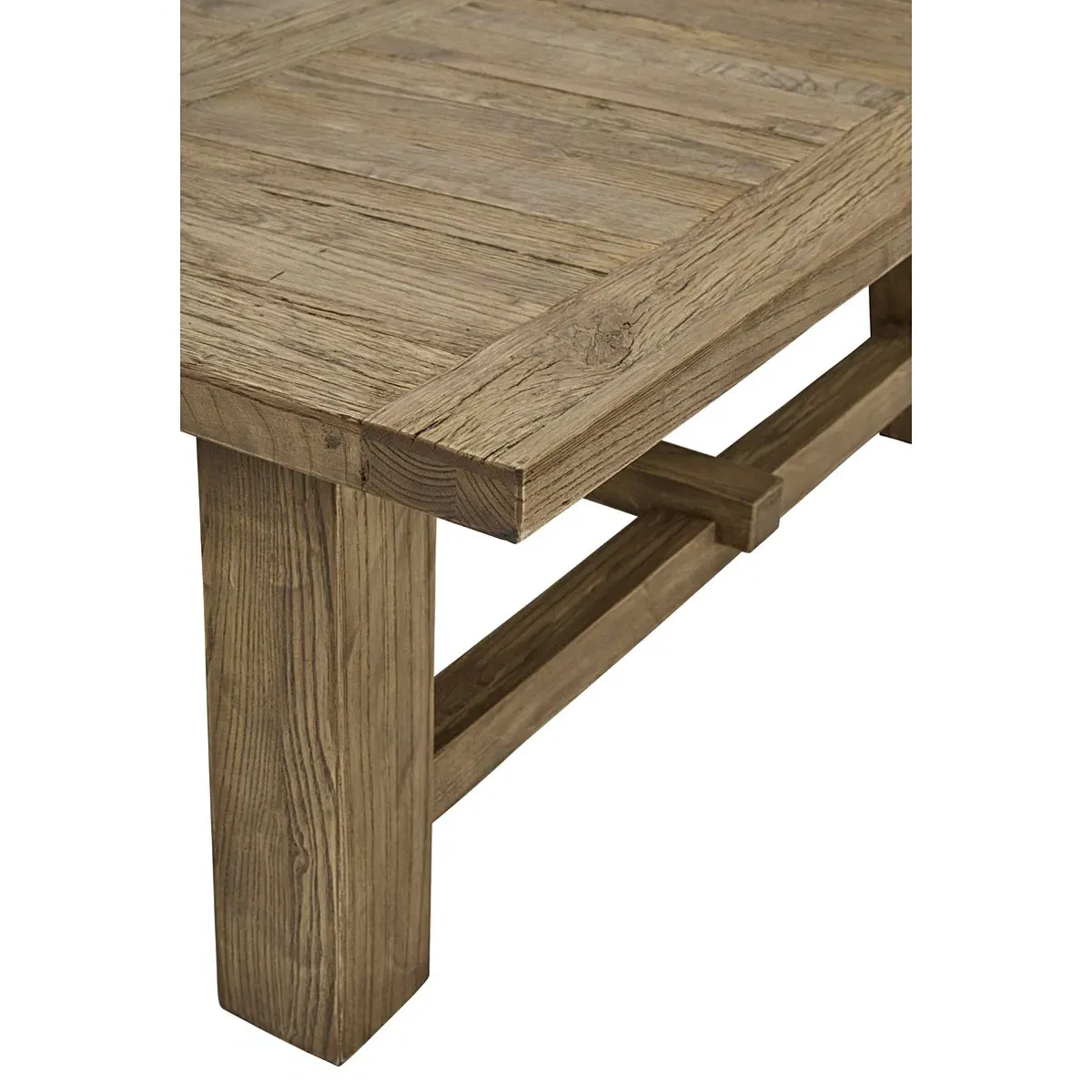 Idris Rectangular Coffee Table - Brown, Oak Wood