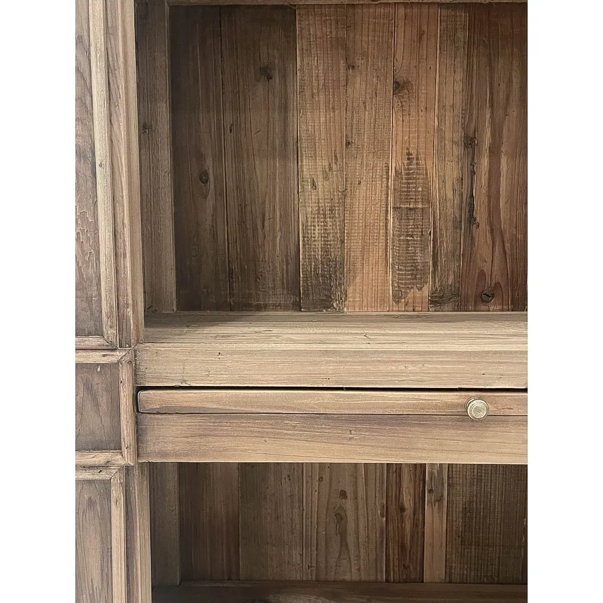 Ignacio Rustic Lodge Bookcase - Brown, Pine Wood