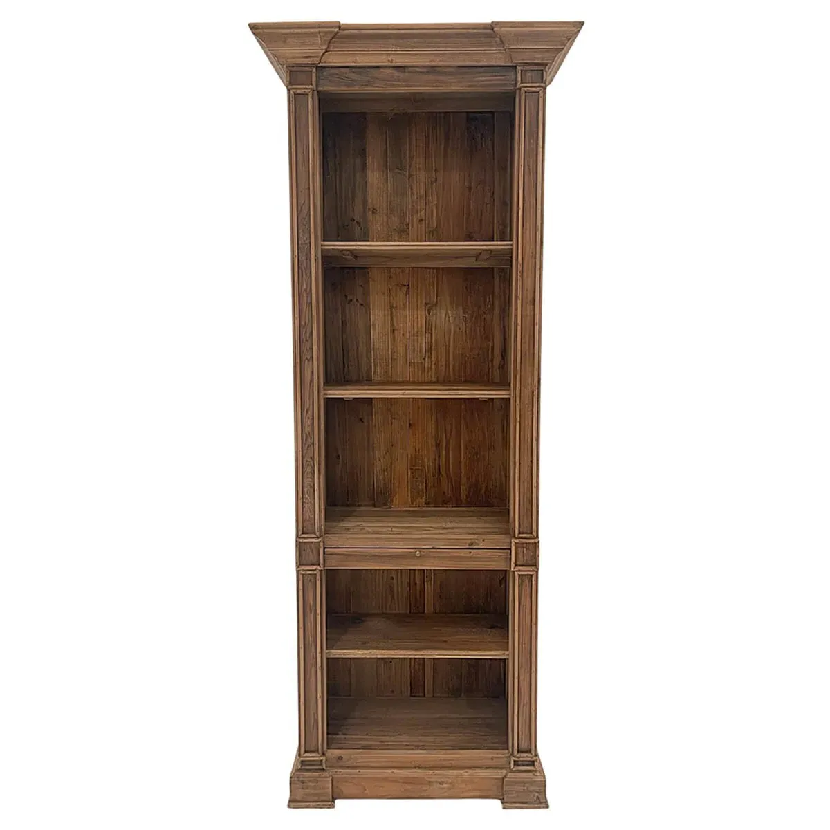 Ignacio Rustic Lodge Bookcase - Brown, Pine Wood