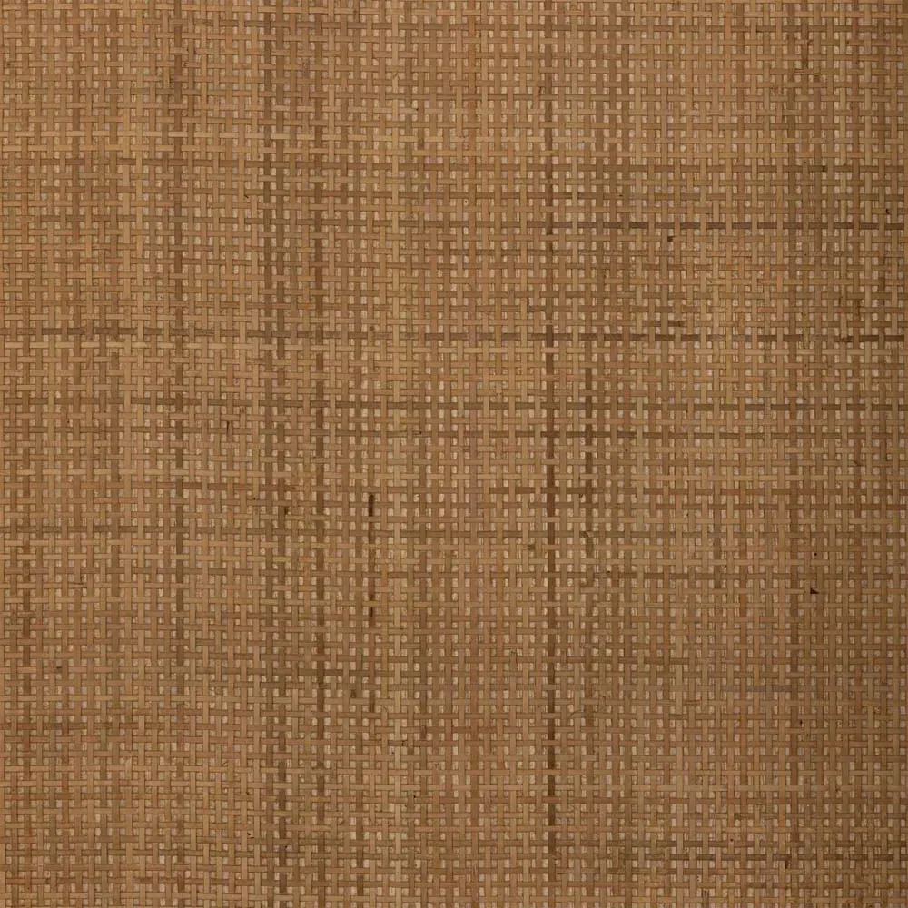 Iliana Arched Display Cabinet - Natural, Woven Cane