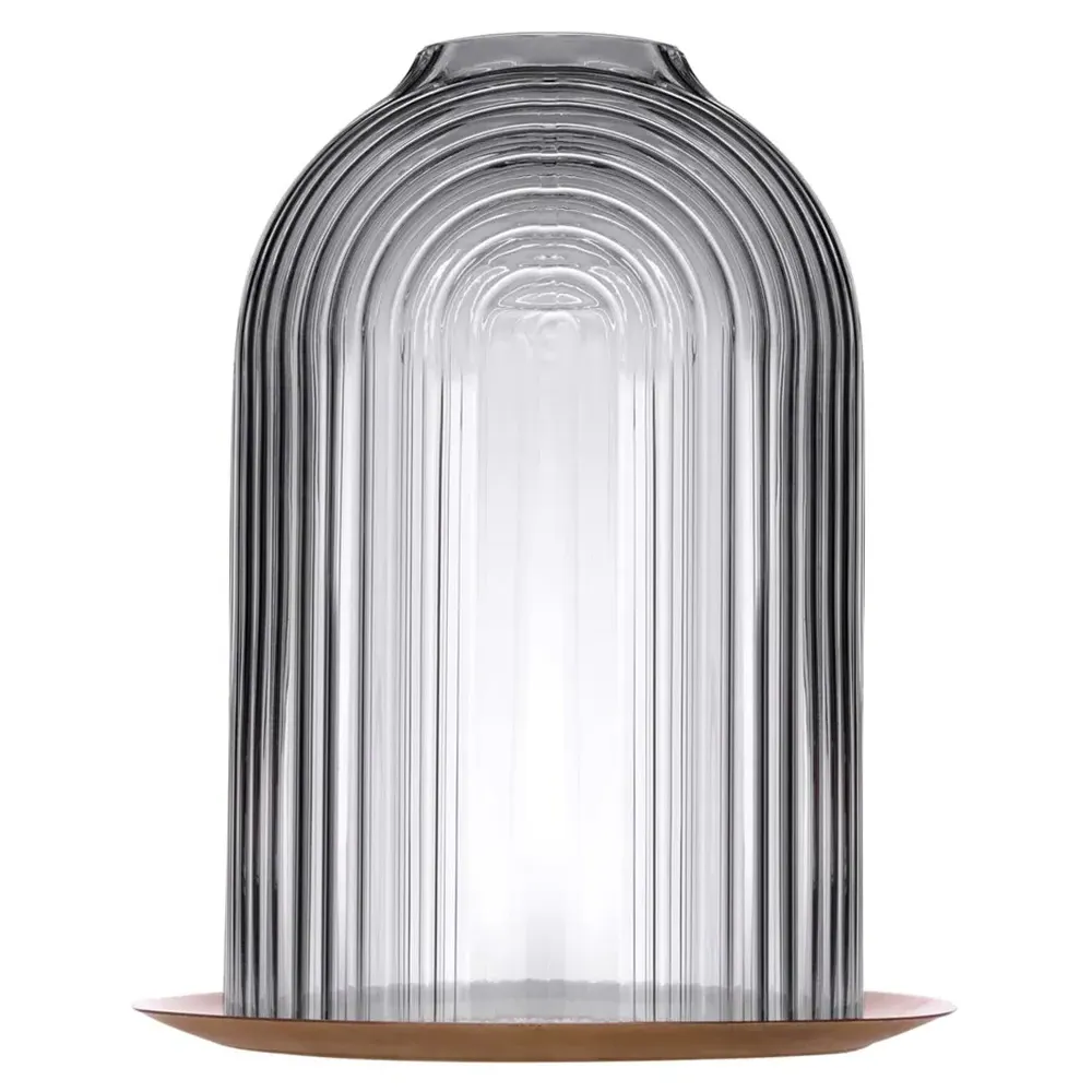 Ilo Small Hurricane Candleholder - Clear, Crystal