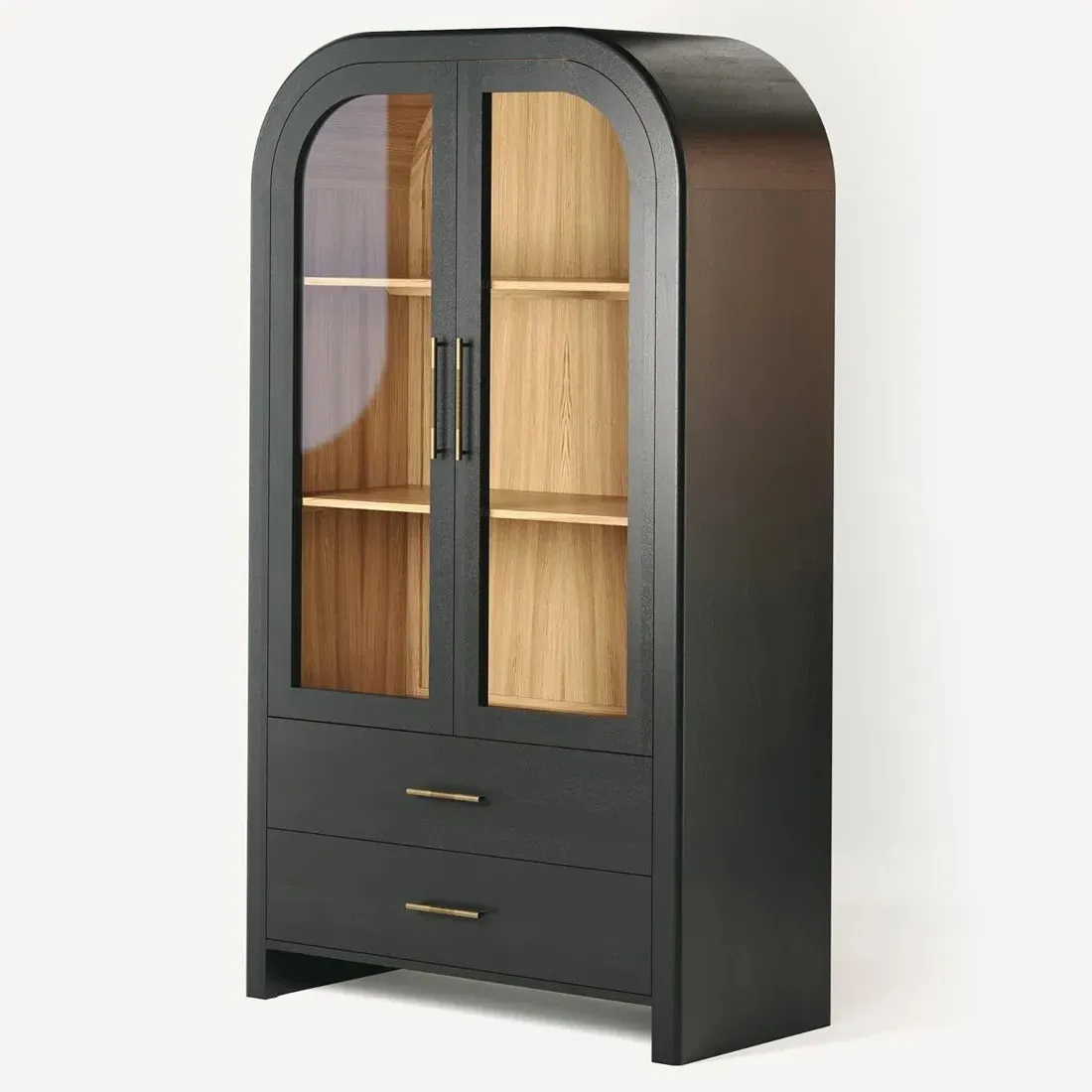 Ilyra Oak Cabinet - Black