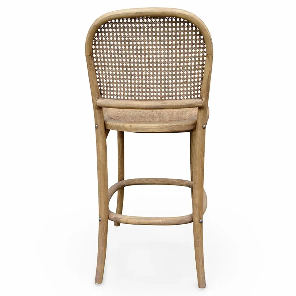 Imara Counter Stool - Brown, Oak