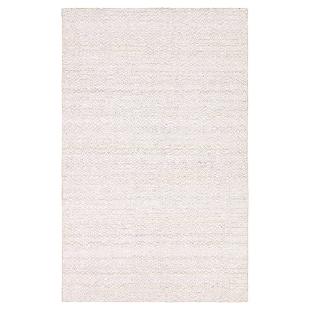 Imarah Textured Indoor Outdoor Rug - Cream, PET Yarn