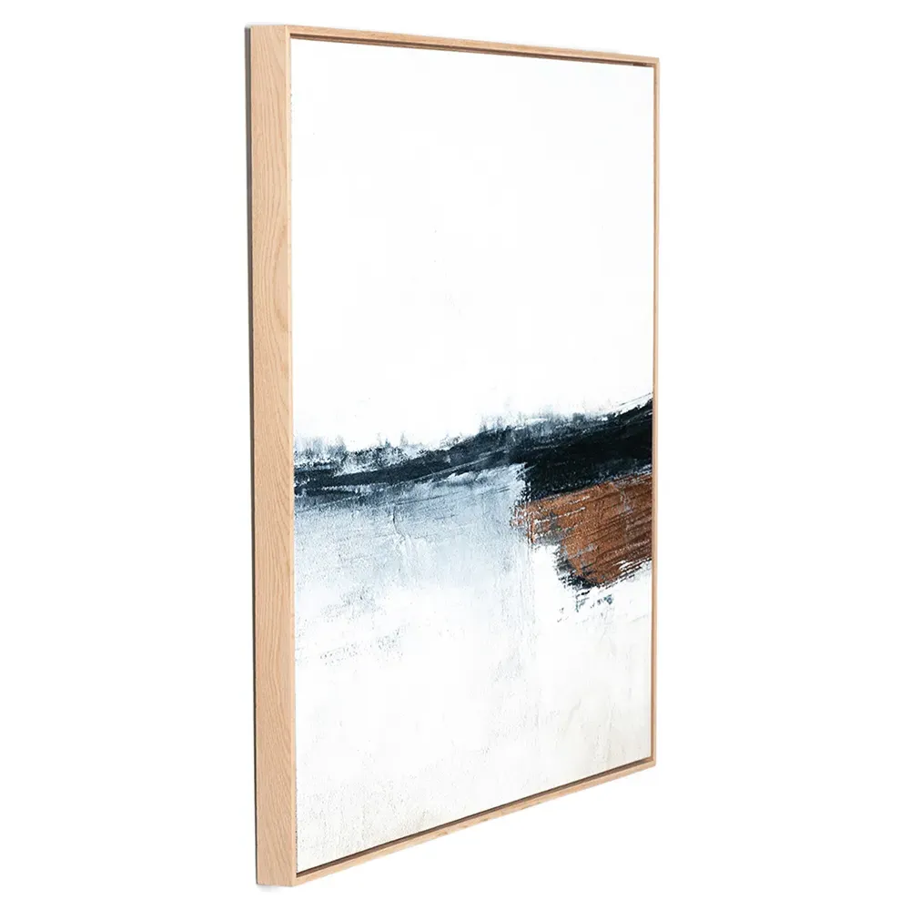 Immerse Square Wall Art - Blue, Oak