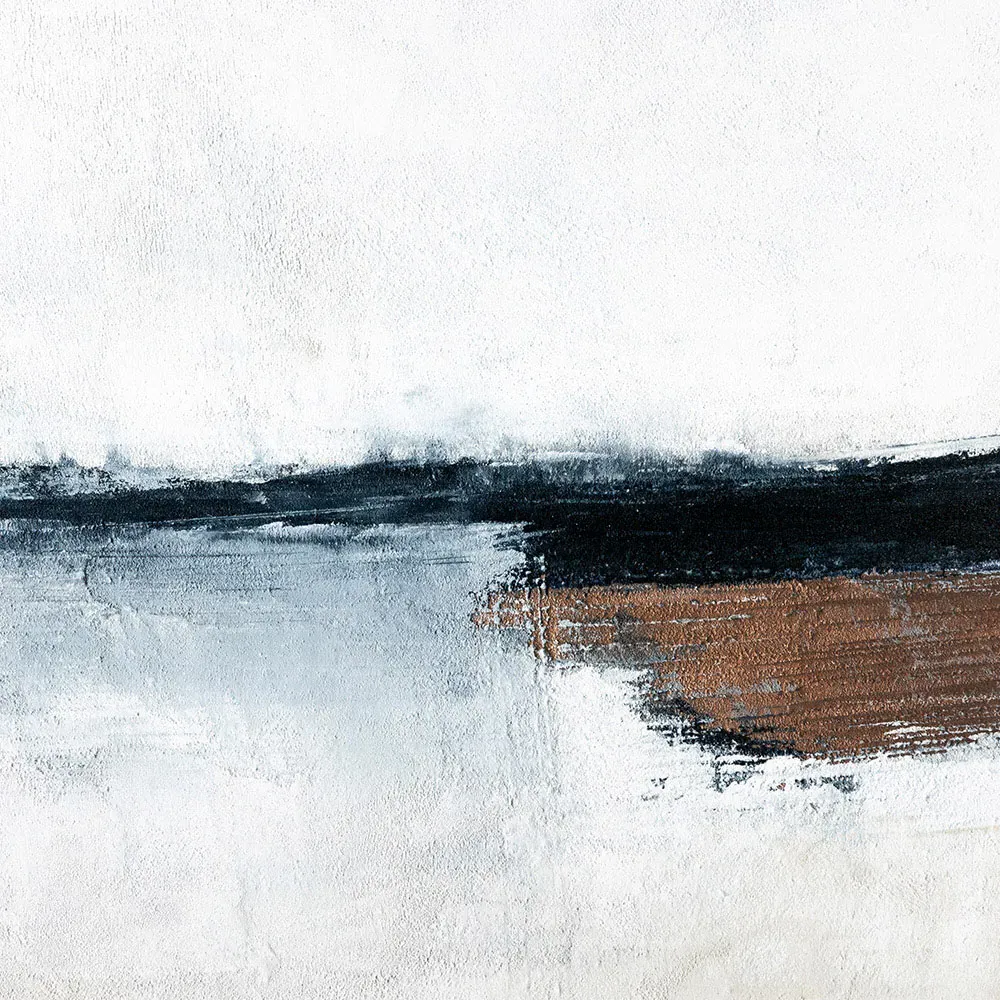 Immerse Square Wall Art - Blue, Oak